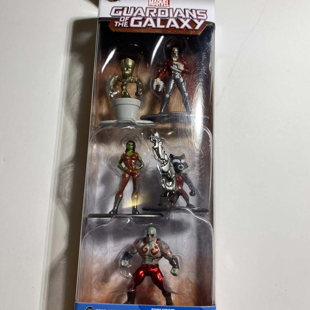 NEW Marvel Guardians of the Galaxy Nano Metalfigs Die-Cast 5 Pack Jada Toys 2017